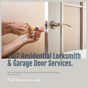 Residential Locksmith & Garage Door Service Residential Locksmith & Garage Door Service